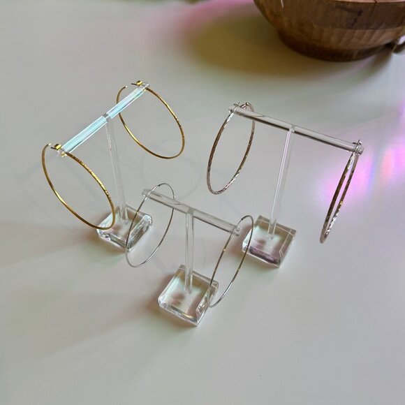 Hoop Earrings Set of 5 - Picture 10 of 10